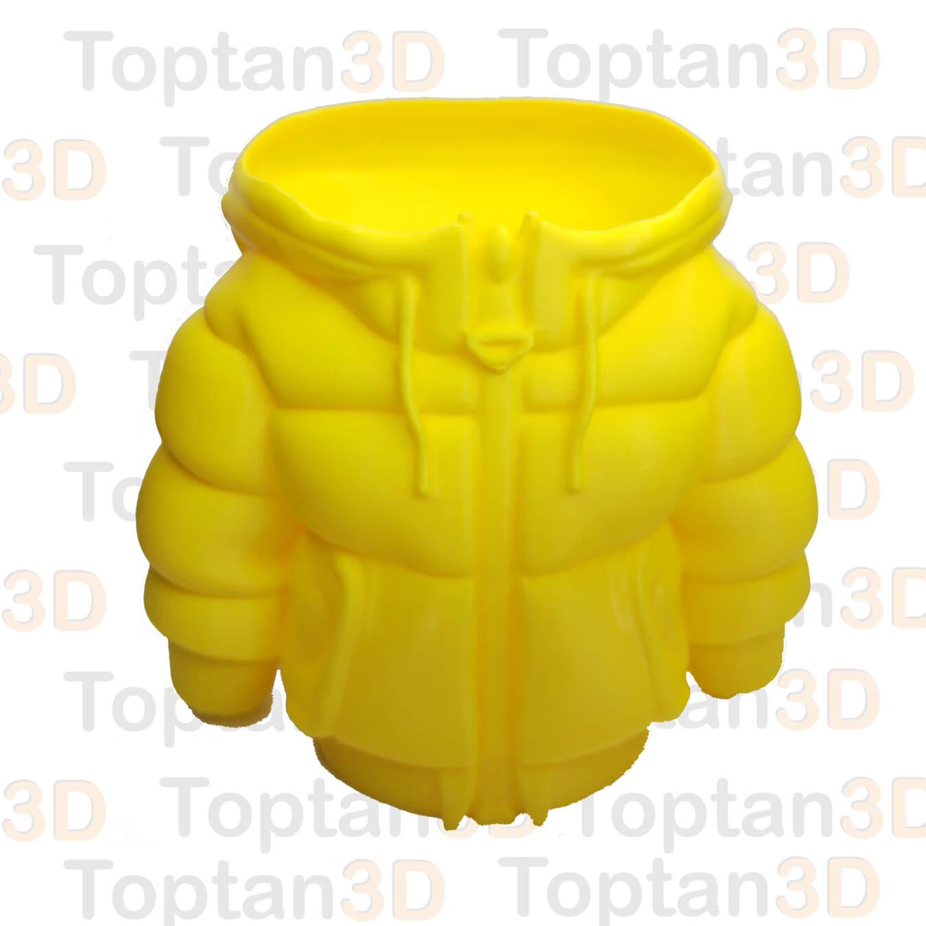 Mont Şekilli Masaüstü Kalemlik - Sarı