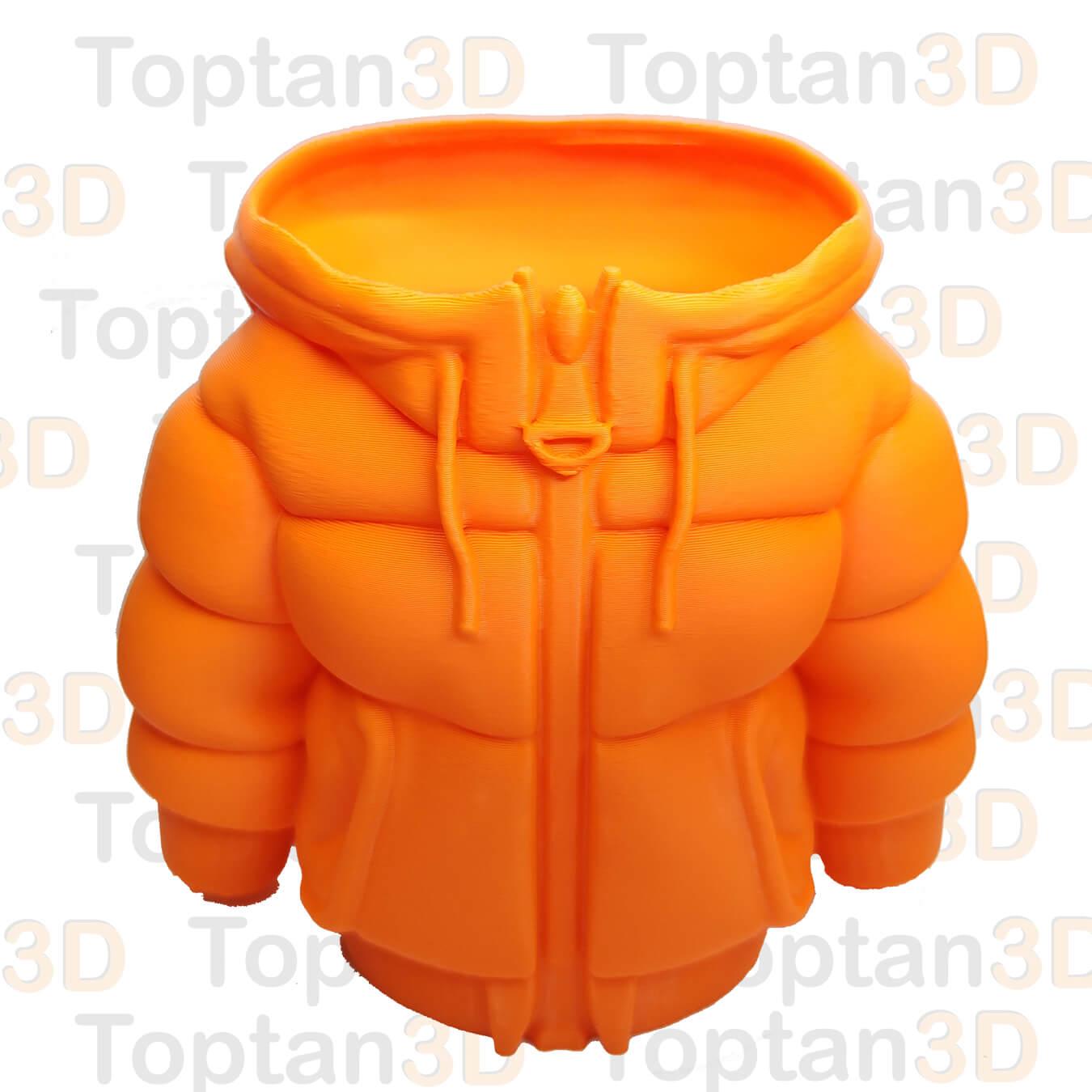 Mont Şekilli Masaüstü Kalemlik - Turuncu