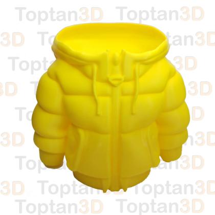 Mont Şekilli Masaüstü Kalemlik - Sarı