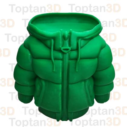 Mont Şekilli Masaüstü Kalemlik - Yeşil