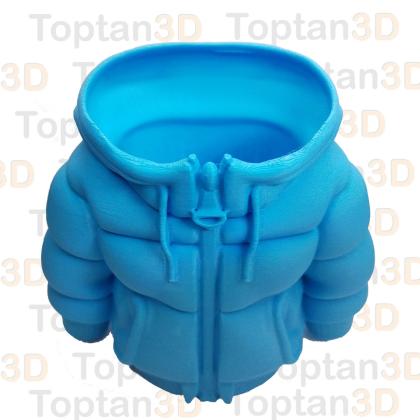 Mont Şekilli Masaüstü Kalemlik -Açık Mavi